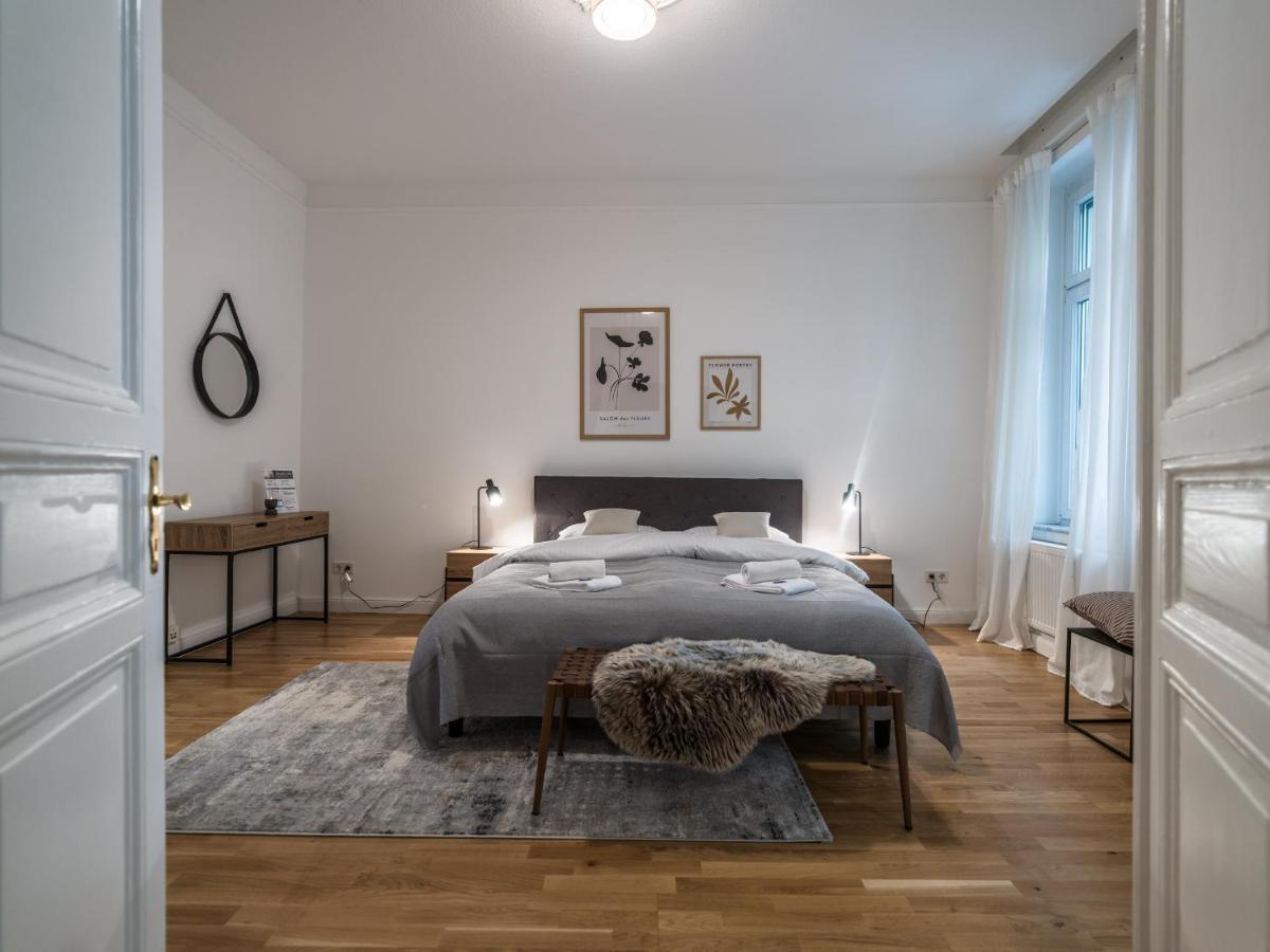 Hochwertige Altbauwohnung Im Modernen Stil In Wiesbaden - Kueche - Terrasse - Wlan - Zentral מראה חיצוני תמונה