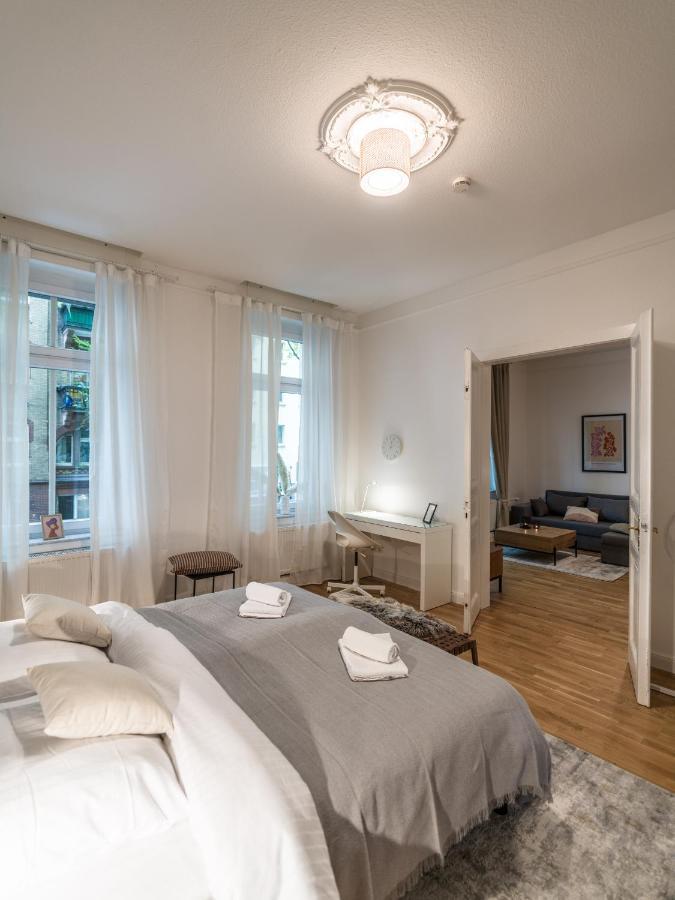 Hochwertige Altbauwohnung Im Modernen Stil In Wiesbaden - Kueche - Terrasse - Wlan - Zentral מראה חיצוני תמונה