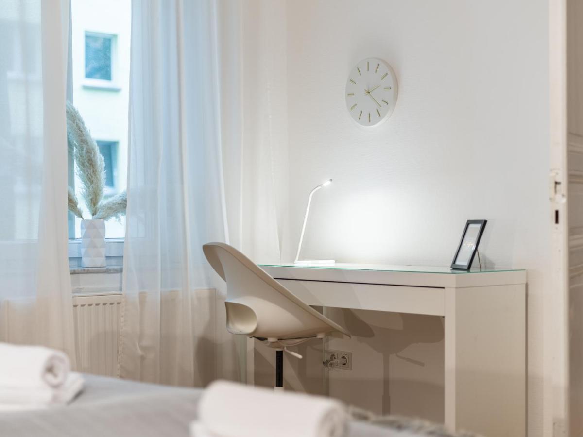 Hochwertige Altbauwohnung Im Modernen Stil In Wiesbaden - Kueche - Terrasse - Wlan - Zentral מראה חיצוני תמונה